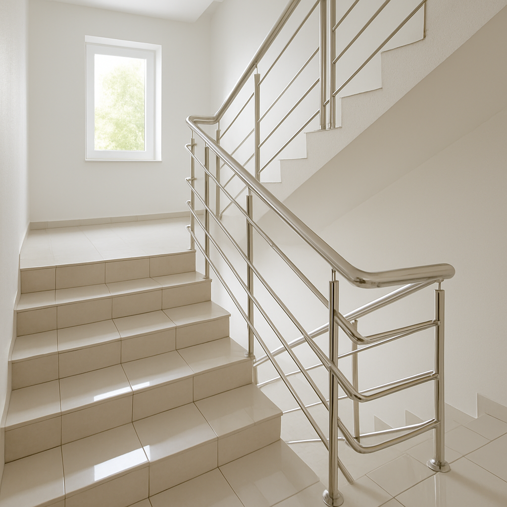Après — Cage d'escalier d'immeuble après infestation