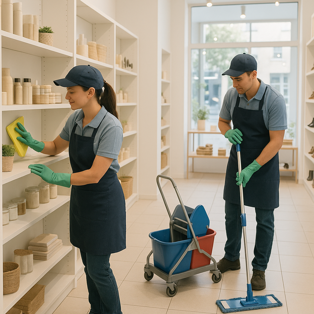 Nettoyage de commerces et surfaces de vente